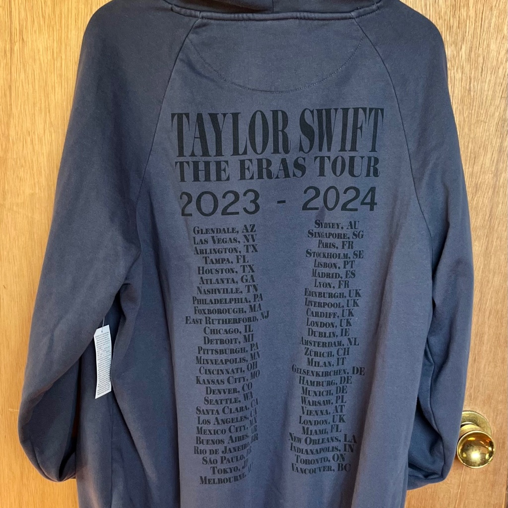Taylor Swift The Eras Tour Hoodie Size M Nwt